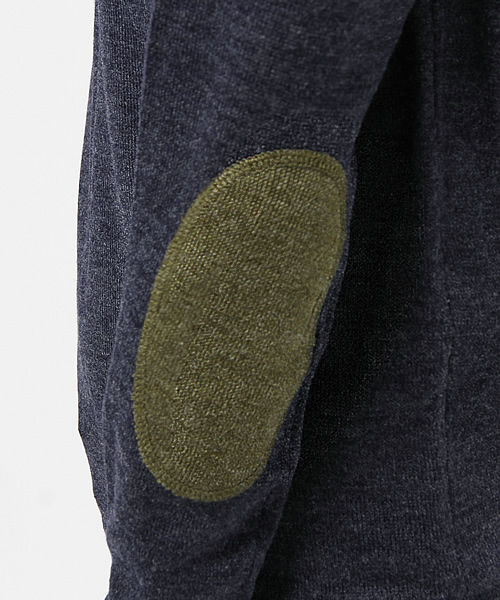 SEVENDAYS=SUNDAY（セブンデイズサンデイ）の「エルボーパッチ付　タートルネックプルオーバー（Tシャツ/カットソー・レディース・杢グレー/チャコールグレー/ネイビー・MEDIUM/LARGE）」の10枚目の写真