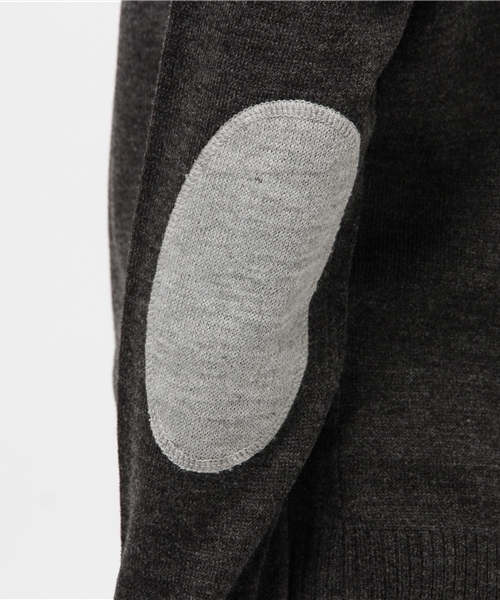 SEVENDAYS=SUNDAY（セブンデイズサンデイ）の「エルボーパッチ付　タートルネックプルオーバー（Tシャツ/カットソー・レディース・杢グレー/チャコールグレー/ネイビー・MEDIUM/LARGE）」の13枚目の写真