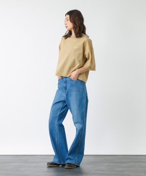 KELTY(ケルティ)の「【KELTY/ケルティー】ラッシュコンフォートクロップドTシャツ / 5分袖 / UV PROTECT / 紫外線防止(Tシャツ/カットソー・レディース・ベージュ/ブラック/ブルー・フリー)」の5枚目の写真