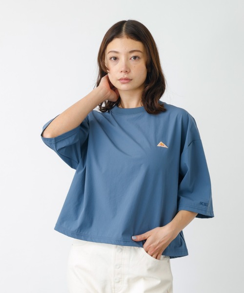 KELTY(ケルティ)の「【KELTY/ケルティー】ラッシュコンフォートクロップドTシャツ / 5分袖 / UV PROTECT / 紫外線防止(Tシャツ/カットソー・レディース・ベージュ/ブラック/ブルー・フリー)」の6枚目の写真
