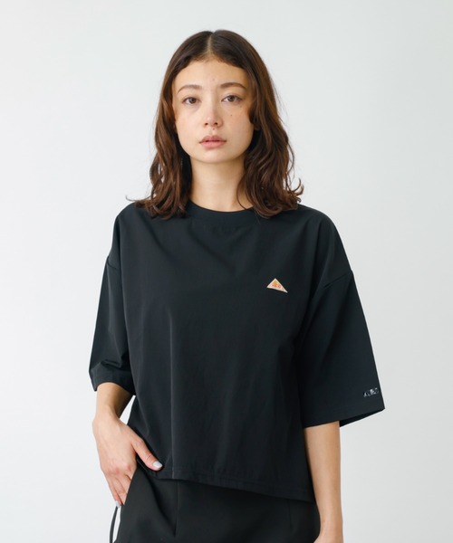 KELTY(ケルティ)の「【KELTY/ケルティー】ラッシュコンフォートクロップドTシャツ / 5分袖 / UV PROTECT / 紫外線防止(Tシャツ/カットソー・レディース・ベージュ/ブラック/ブルー・フリー)」の8枚目の写真