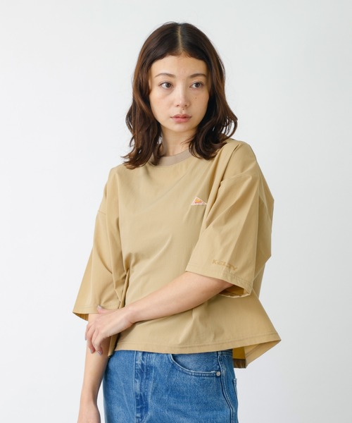 KELTY(ケルティ)の「【KELTY/ケルティー】ラッシュコンフォートクロップドTシャツ / 5分袖 / UV PROTECT / 紫外線防止(Tシャツ/カットソー・レディース・ベージュ/ブラック/ブルー・フリー)」の10枚目の写真