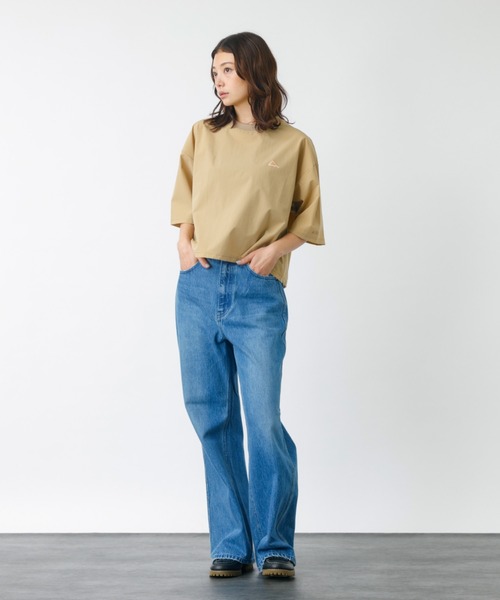KELTY(ケルティ)の「【KELTY/ケルティー】ラッシュコンフォートクロップドTシャツ / 5分袖 / UV PROTECT / 紫外線防止(Tシャツ/カットソー・レディース・ベージュ/ブラック/ブルー・フリー)」の13枚目の写真