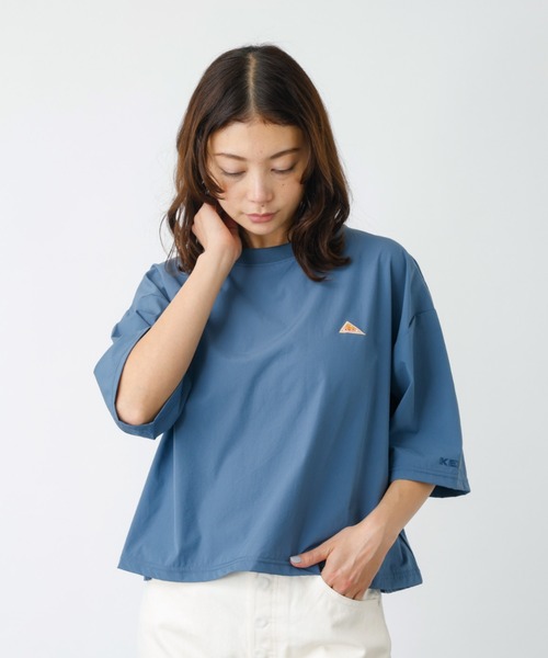KELTY(ケルティ)の「【KELTY/ケルティー】ラッシュコンフォートクロップドTシャツ / 5分袖 / UV PROTECT / 紫外線防止(Tシャツ/カットソー・レディース・ベージュ/ブラック/ブルー・フリー)」の15枚目の写真