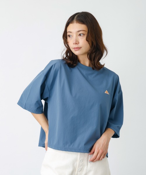 KELTY(ケルティ)の「【KELTY/ケルティー】ラッシュコンフォートクロップドTシャツ / 5分袖 / UV PROTECT / 紫外線防止(Tシャツ/カットソー・レディース・ベージュ/ブラック/ブルー・フリー)」の16枚目の写真
