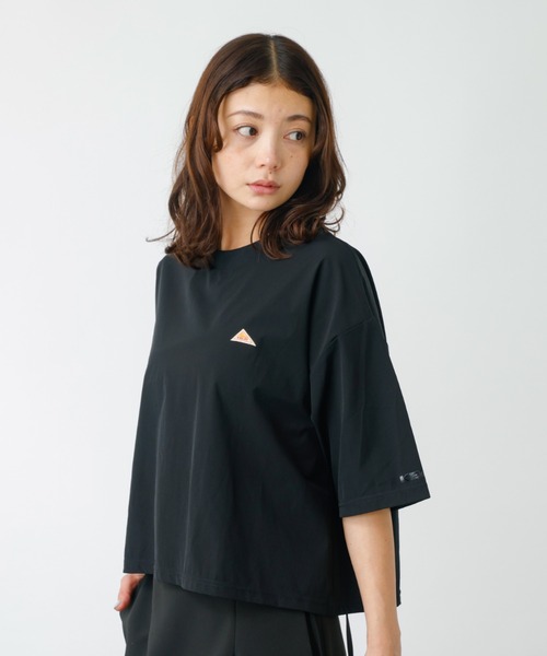 KELTY(ケルティ)の「【KELTY/ケルティー】ラッシュコンフォートクロップドTシャツ / 5分袖 / UV PROTECT / 紫外線防止(Tシャツ/カットソー・レディース・ベージュ/ブラック/ブルー・フリー)」の22枚目の写真