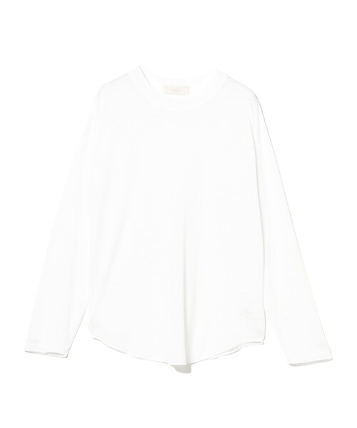 B:MING by BEAMS(ビーミングバイビームス)の「スラブ ロング Tシャツ(S~M)(Tシャツ/カットソー・レディース・オフホワイト/パープル系その他5/チャコールグレー・MEDIUM/SMALL)」の7枚目の写真