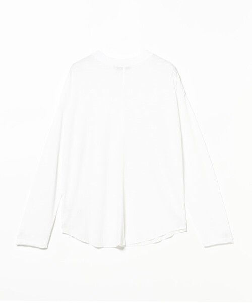 B:MING by BEAMS(ビーミングバイビームス)の「スラブ ロング Tシャツ(S~M)(Tシャツ/カットソー・レディース・オフホワイト/パープル系その他5/チャコールグレー・MEDIUM/SMALL)」の11枚目の写真