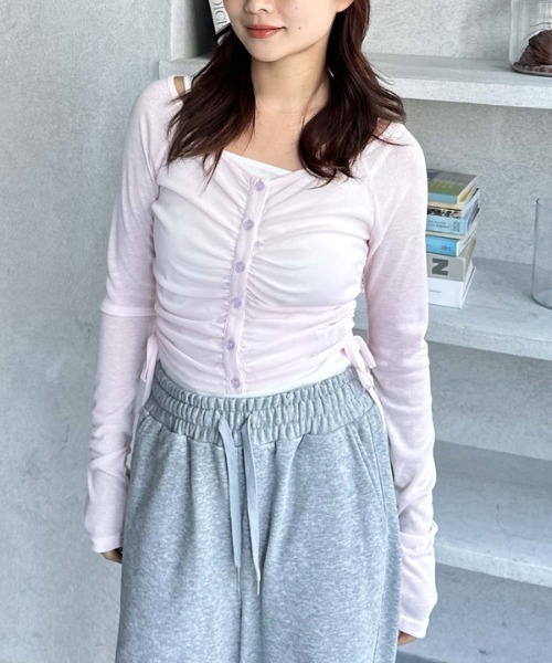 トップス archive layerd cut-sew セール】レイヤードカットSETTOPS（Tシャツ/カットソー