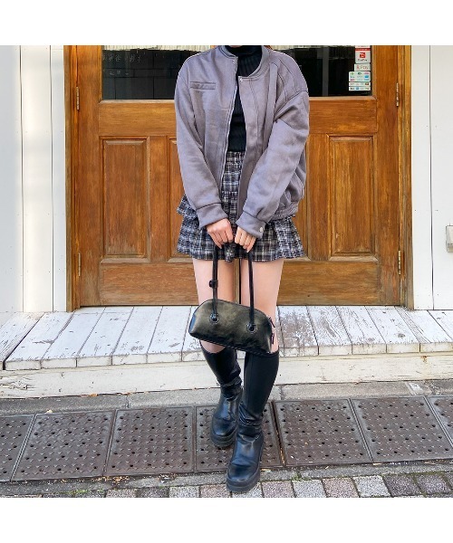 frunco(フランコ)の「スエード2wayブルゾン(ブルゾン・レディース・ブルー/ピンク/グレー・MEDIUM)」の18枚目の写真