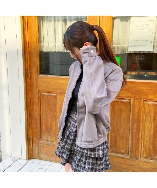 frunco(フランコ)の「スエード2wayブルゾン(ブルゾン・レディース・ブルー/ピンク/グレー・MEDIUM)」の22枚目の写真