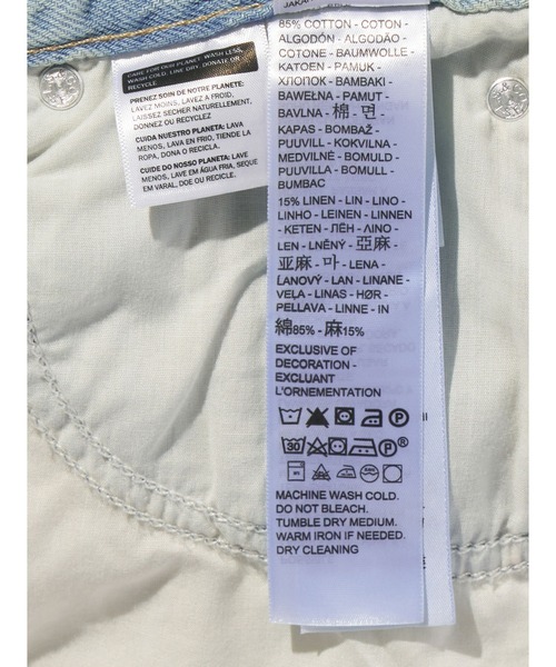 Levi's(リーバイス)の「Levi's/リーバイス HIGH BAGGY ショートジーンズ ライトインディゴ(デニムパンツ・レディース・ライトインディゴブルー・25inch/24inch/28inch/23inch/27inch/26inch)」の14枚目の写真