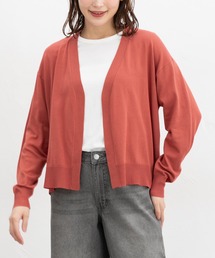 【UVカット・ウォッシャブル・花粉リリース加工】花粉対策トッパーカーデ