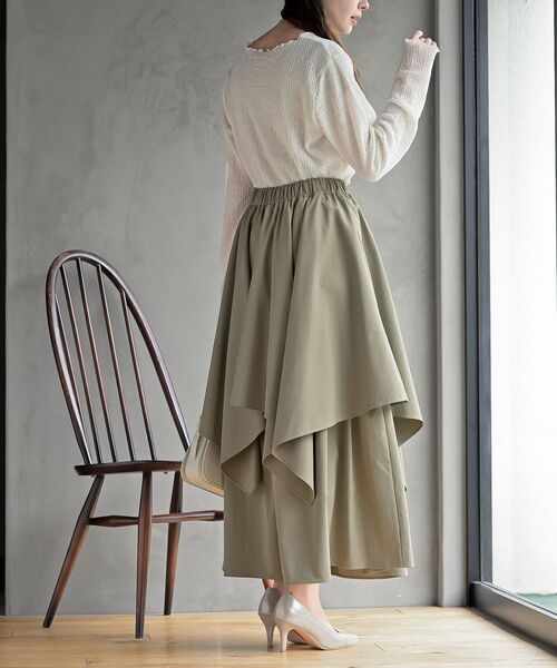 rps（アールピーエス）の「バブルシャーリングクルーネックカットソー（Tシャツ/カットソー・レディース・アイボリー/グリーン/ブラック・フリー）」の7枚目の写真