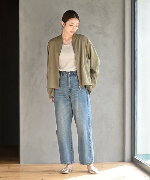 rps（アールピーエス）の「バブルシャーリングクルーネックカットソー（Tシャツ/カットソー・レディース・アイボリー/グリーン/ブラック・フリー）」の13枚目の写真