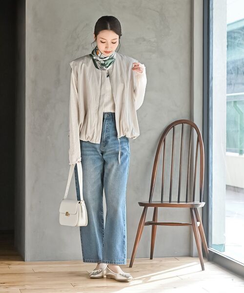 rps（アールピーエス）の「バブルシャーリングクルーネックカットソー（Tシャツ/カットソー・レディース・アイボリー/グリーン/ブラック・フリー）」の14枚目の写真