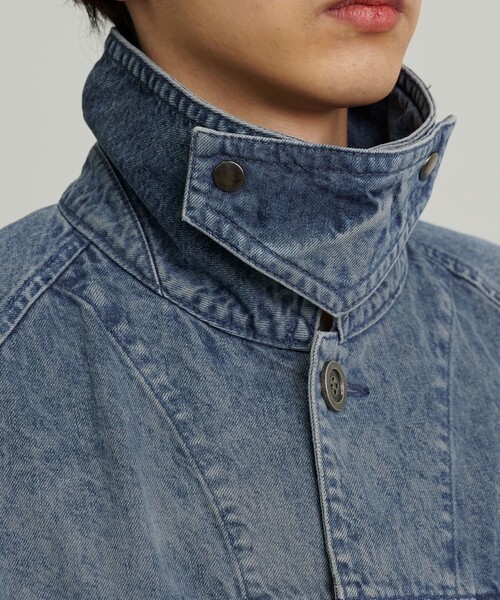 PUBLIC TOKYO（パブリックトウキョウ）の「PUBLIC DENIM ハイプカーコート（デニムジャケット・メンズ・その他1・1/2）」の2枚目の写真