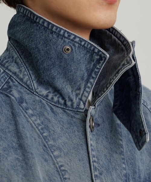 PUBLIC TOKYO（パブリックトウキョウ）の「PUBLIC DENIM ハイプカーコート（デニムジャケット・メンズ・その他1・1/2）」の3枚目の写真