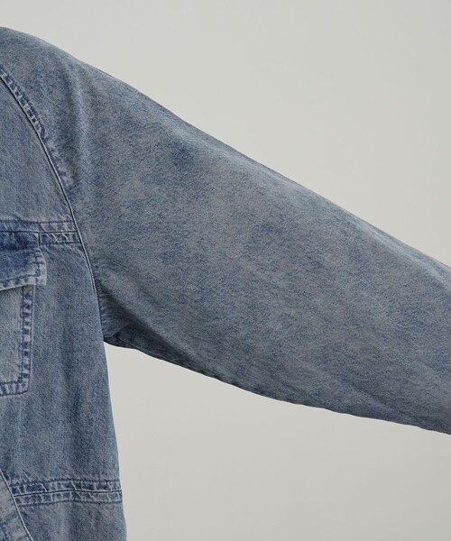 PUBLIC TOKYO（パブリックトウキョウ）の「PUBLIC DENIM ハイプカーコート（デニムジャケット・メンズ・その他1・1/2）」の8枚目の写真