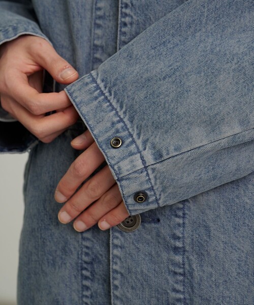 PUBLIC TOKYO（パブリックトウキョウ）の「PUBLIC DENIM ハイプカーコート（デニムジャケット・メンズ・その他1・1/2）」の10枚目の写真