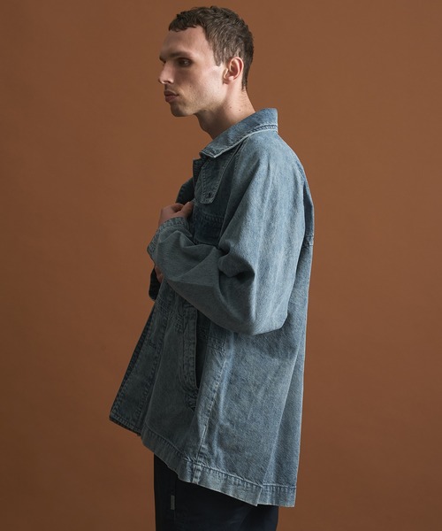 PUBLIC TOKYO（パブリックトウキョウ）の「PUBLIC DENIM ハイプカーコート（デニムジャケット・メンズ・その他1・1/2）」の14枚目の写真