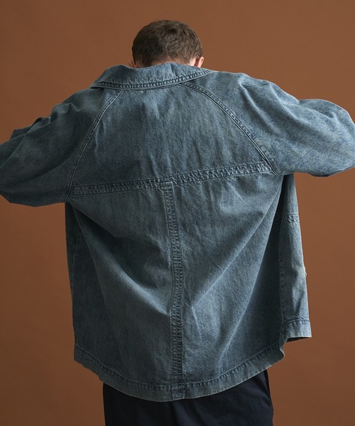 PUBLIC TOKYO（パブリックトウキョウ）の「PUBLIC DENIM ハイプカーコート（デニムジャケット・メンズ・その他1・1/2）」の15枚目の写真