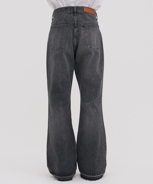 MASU BOYS zipper STRAGHT DENIM ジーンズ パンツ MASU/エムエーエスユー】“MASU BOYS” EMBLEM BELL-BUTTOM JEANS