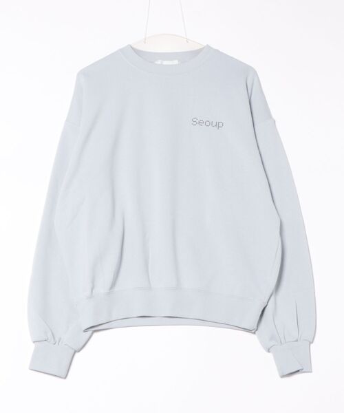 nemne store(ネンネストア)の「アソート裏毛スウェット(スウェット・レディース・ブラック系その他/ネイビー/ブラック系/ホワイト系/アイボリー/ピンク系/サックスブルー系・MEDIUM/SMALL)」の18枚目の写真