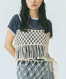 MACRAME BUSTIER