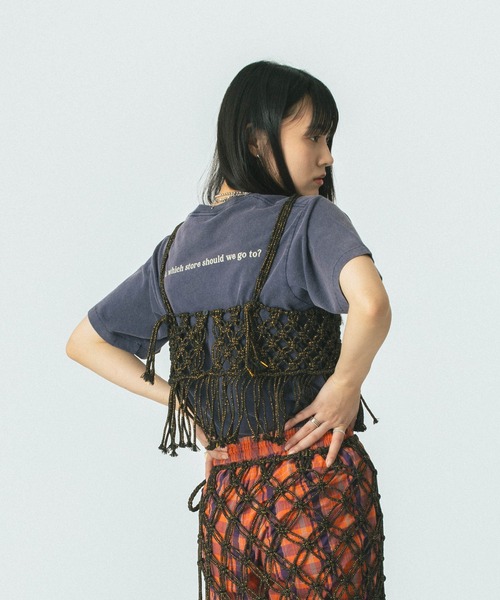 ニット セーター MACRAME BUSTIER レディース セール】MACRAME BUSTIER（ニット/セーター）｜ROSE BUD（ローズ
