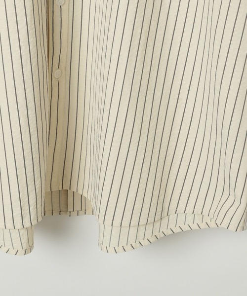 Anui（アニュイ）の「【UNISEX】マルチWAYストライプシャツ（シャツ/ブラウス・レディース・ホワイト×イエロー/ホワイト×ブルー・MEDIUM）」の12枚目の写真