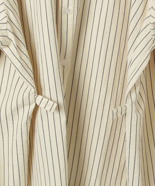 Anui（アニュイ）の「【UNISEX】マルチWAYストライプシャツ（シャツ/ブラウス・レディース・ホワイト×イエロー/ホワイト×ブルー・MEDIUM）」の16枚目の写真