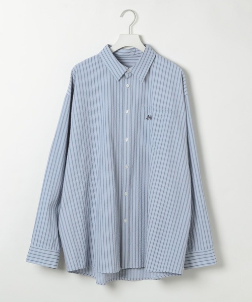 Anui（アニュイ）の「【UNISEX】マルチWAYストライプシャツ（シャツ/ブラウス・レディース・ホワイト×イエロー/ホワイト×ブルー・MEDIUM）」の11枚目の写真