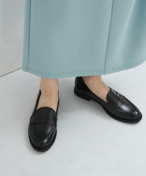 eness（エネス）の「【ENESS/エネス】コインローファー（ローファー・レディース・オフホワイト/ブラック・36/38/37）」の4枚目の写真