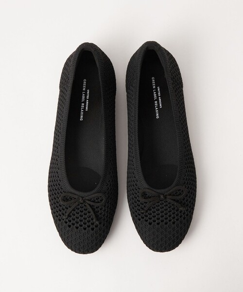 green label relaxing（グリーンレーベルリラクシング）の「ウェルネス シアーニット バレエシューズ / ニットシューズ（バレエシューズ・レディース・シルバー/ブラウン/ベージュ/ブラック・22.5cm/23cm/23.5cm/24cm/24.5cm/25cm）」の18枚目の写真