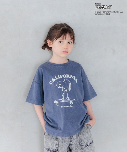 PEANUTS(ピーナッツ)の「【PEANUTS×BAYFLOW】ピーナッツアソートTEE(KIDS)(Tシャツ/カットソー・キッズ・チャコール/ネイビー/レッド/オフホワイト/ブルーグリーン・120cm/130cm/140cm/150cm/110cm)」の4枚目の写真