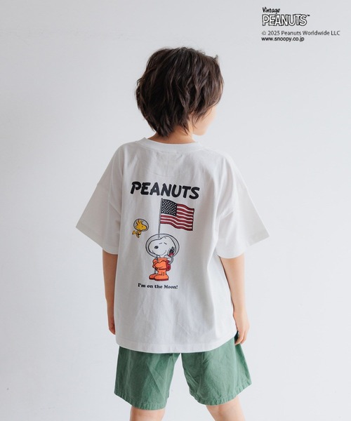 PEANUTS(ピーナッツ)の「【PEANUTS×BAYFLOW】ピーナッツアソートTEE(KIDS)(Tシャツ/カットソー・キッズ・チャコール/ネイビー/レッド/オフホワイト/ブルーグリーン・120cm/130cm/140cm/150cm/110cm)」の2枚目の写真
