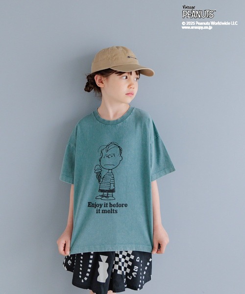 PEANUTS(ピーナッツ)の「【PEANUTS×BAYFLOW】ピーナッツアソートTEE(KIDS)(Tシャツ/カットソー・キッズ・チャコール/ネイビー/レッド/オフホワイト/ブルーグリーン・120cm/130cm/140cm/150cm/110cm)」の5枚目の写真