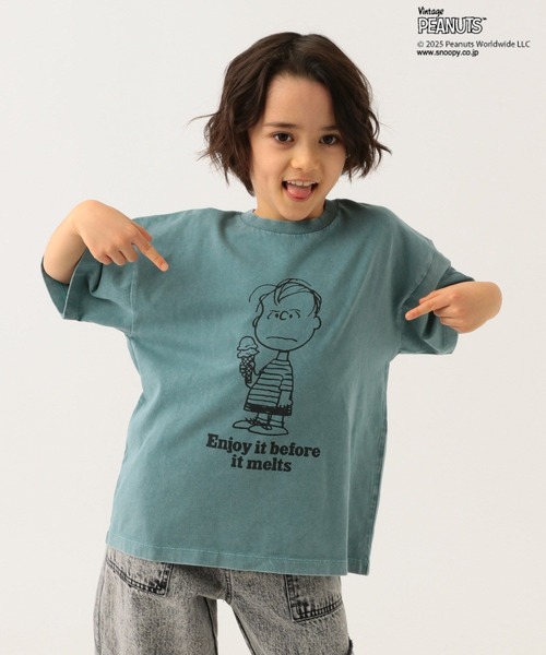 PEANUTS(ピーナッツ)の「【PEANUTS×BAYFLOW】ピーナッツアソートTEE(KIDS)(Tシャツ/カットソー・キッズ・チャコール/ネイビー/レッド/オフホワイト/ブルーグリーン・120cm/130cm/140cm/150cm/110cm)」の9枚目の写真