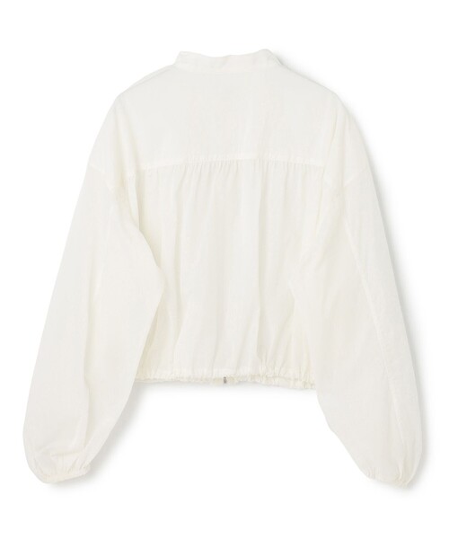 uncrave WHITE アンクレイヴ　ホワイト　シアーブルゾン　黒 セール】シアー ブルゾン（uncrave WHITE）（ブルゾン