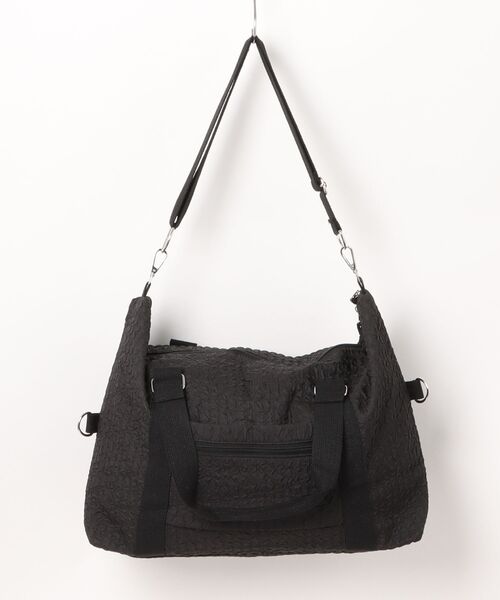 florist（フローリスト）の「【大容量・軽い◎】2WAY パステルバイカラーボストンバッグ/トラベルバッグ（ボストンバッグ・レディース・ベビーピンク/ブラック/スカイブルー/ホワイト/パープル/ミント・FREE）」の19枚目の写真