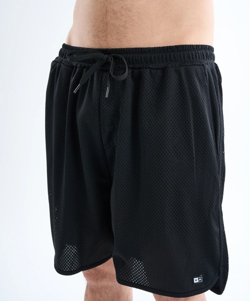 RVCA（ルーカ）の「RVCA メンズ VA ESSENTIAL MESH SHORT 18 ショートパンツ 【2025年春夏モデル】/ルーカウエストゴムメッシュショートパンツ（その他パンツ・メンズ・ブラック/ブラウン系その他・SMALL/MEDIUM/LARGE/X-LARGE）」の3枚目の写真