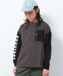 CONVERSE | CONVERSE 別注CONVERSEポケット付袖ロゴロングTシャツ(Tシャツ/カットソー)
