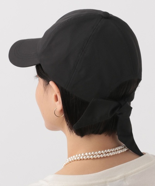 A part by（アパートバイ）の「リボンキャップ（キャップ・レディース・ブラック/ベージュ・FREE）」の3枚目の写真