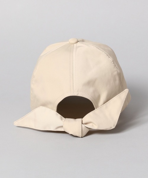 A part by（アパートバイ）の「リボンキャップ（キャップ・レディース・ブラック/ベージュ・FREE）」の9枚目の写真