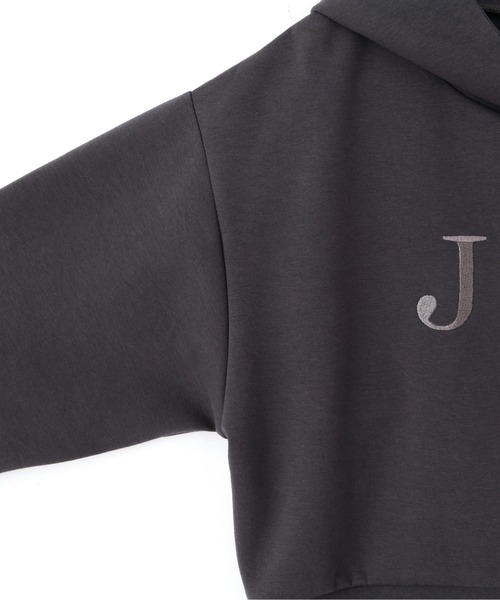 JILL BY JILLSTUART ビッグロゴパーカー ブルーグレー ジルバイジルスチュアート JILL by JILLSTUART ビッグロゴ