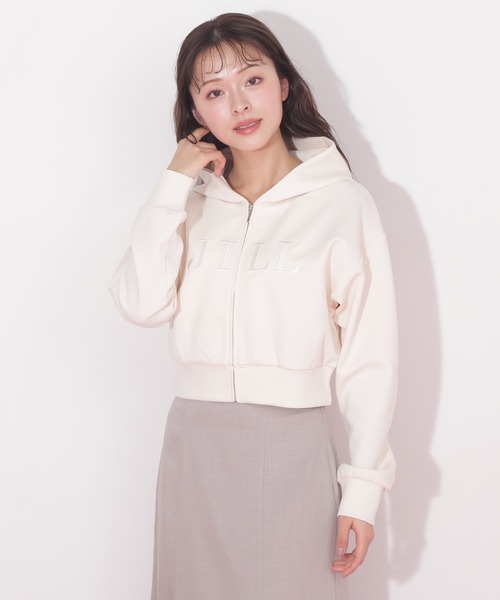 JILL by JILL STUART(ジルバイジルスチュアート)の「◇ビッグロゴパーカー(パーカー・レディース・グレー/チャコールグレー/ベージュ・FREE)」の21枚目の写真