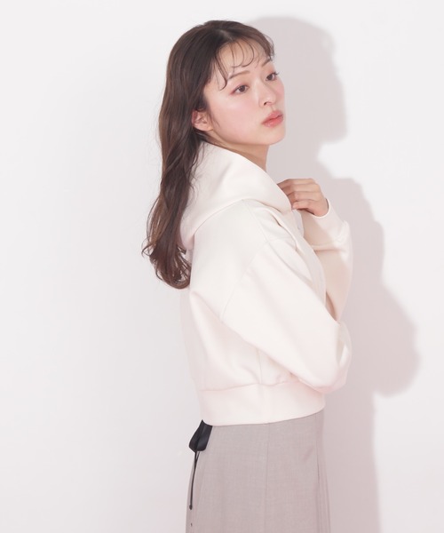JILL by JILL STUART(ジルバイジルスチュアート)の「◇ビッグロゴパーカー(パーカー・レディース・グレー/チャコールグレー/ベージュ・FREE)」の22枚目の写真