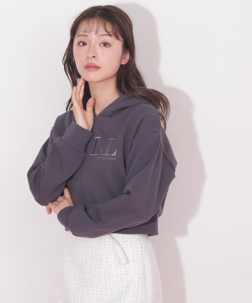 JILL by JILL STUART(ジルバイジルスチュアート)の「◇ビッグロゴパーカー(パーカー・レディース・グレー/チャコールグレー/ベージュ・FREE)」の14枚目の写真