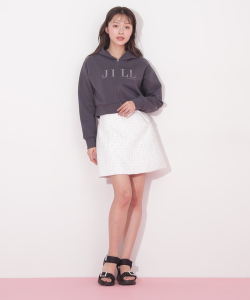 JILL by JILL STUART(ジルバイジルスチュアート)の「◇ビッグロゴパーカー(パーカー・レディース・グレー/チャコールグレー/ベージュ・FREE)」の17枚目の写真